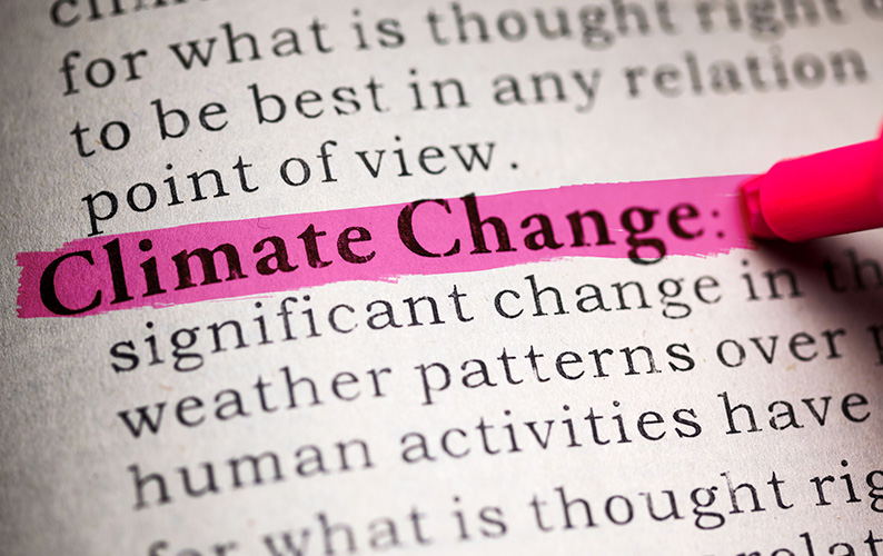 Cambio Climático: Definición de cambio climático